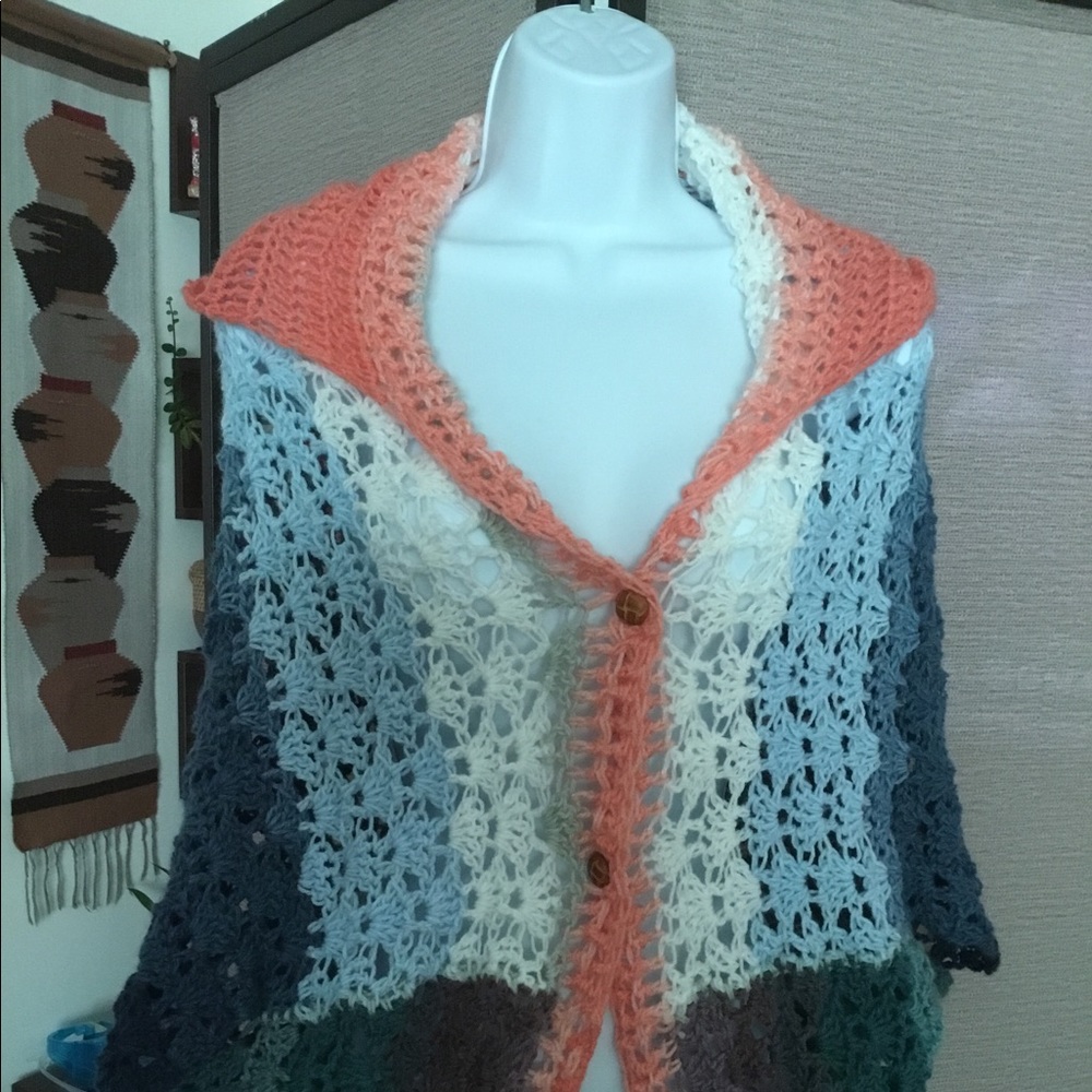 Handmade crocheted top